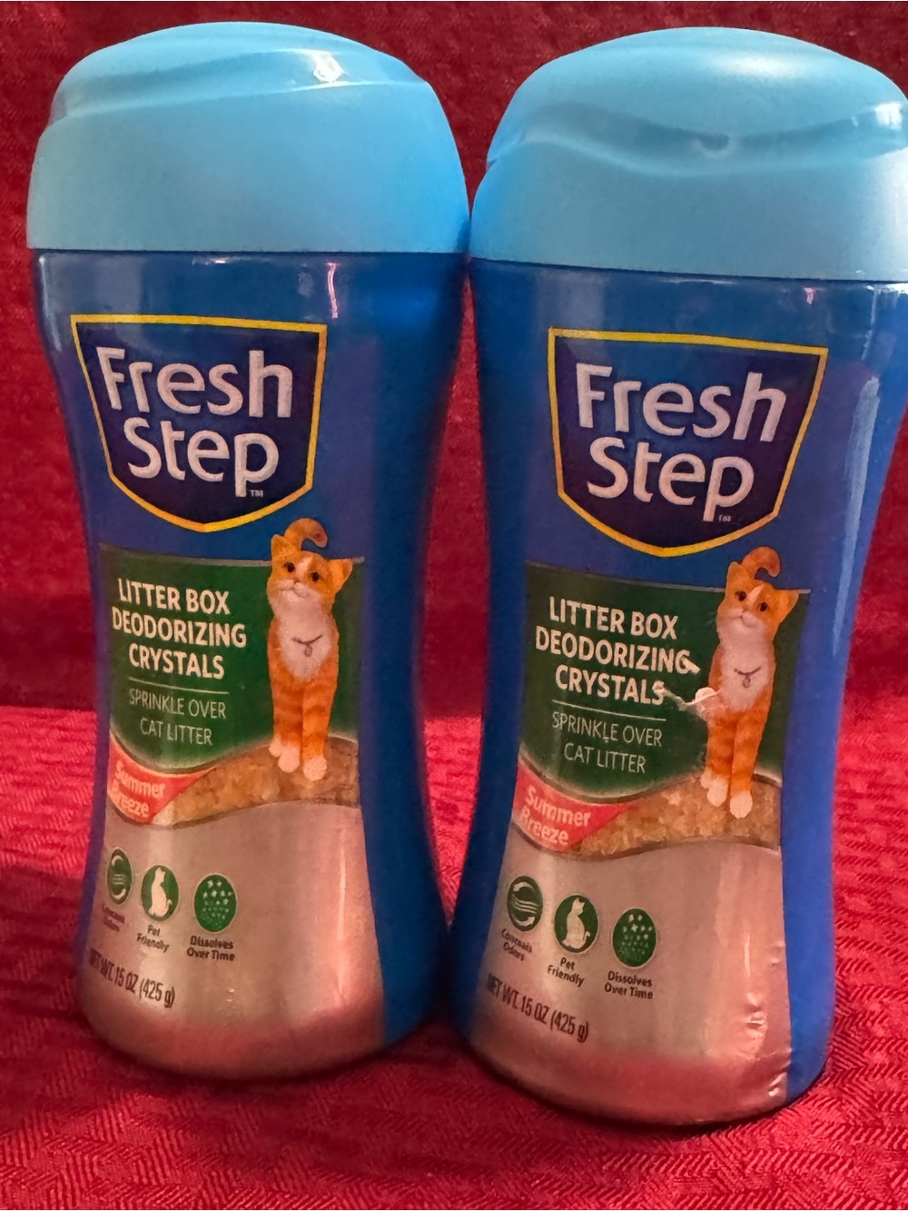 Fresh Step Blue Litter Box Deodorizing Crystals